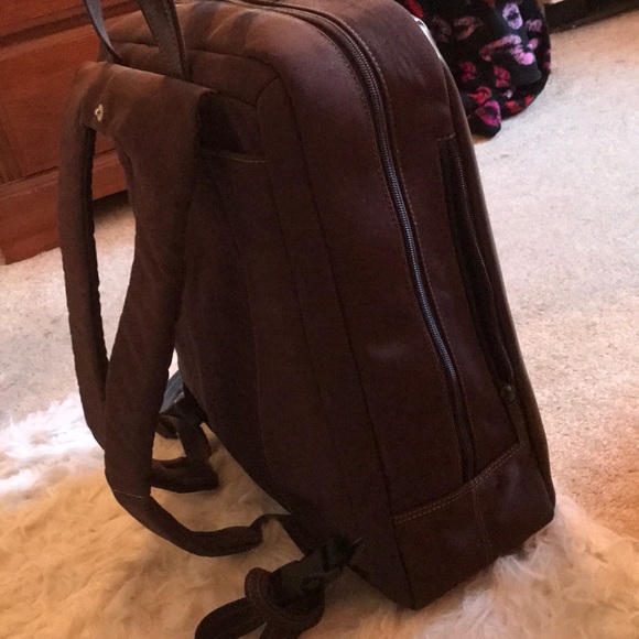 Leather book bag - Picture 2 of 2